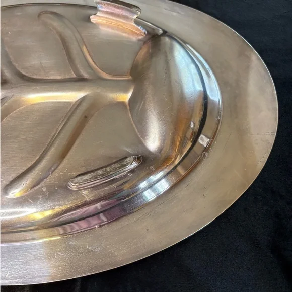 Vintage WM.A. Rogers Silver -Plated Meat Serving Plater - Picture 8 of 11